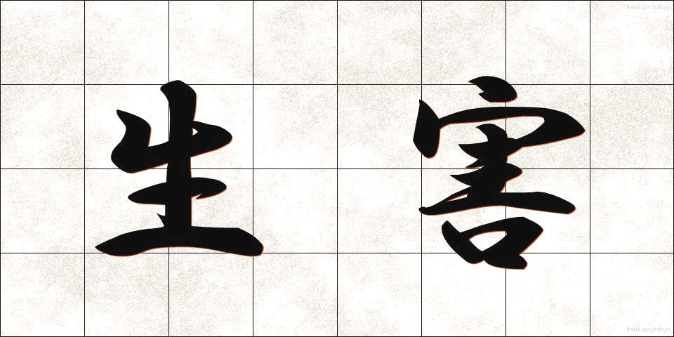 生害 (しょうがい)