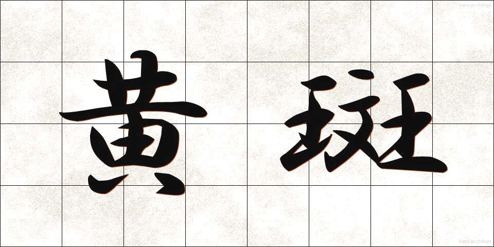 黄斑 (おうはん)