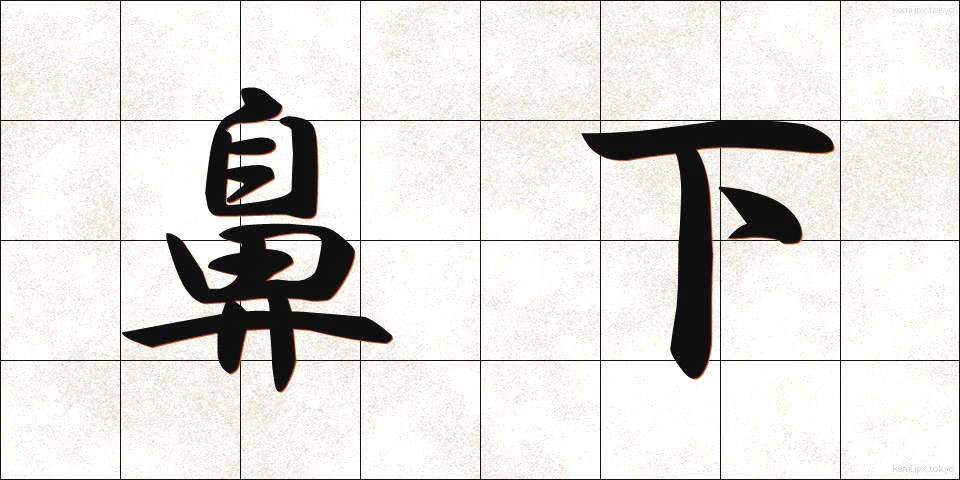 鼻下 (びか)