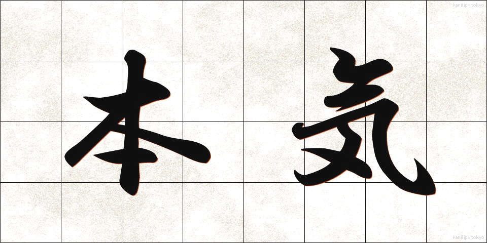 本気 (ほんき)