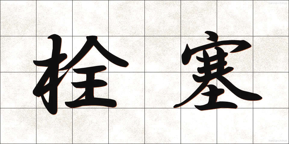 栓塞 (せんそく)