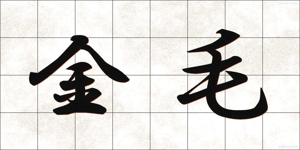 金毛 (きんもう)