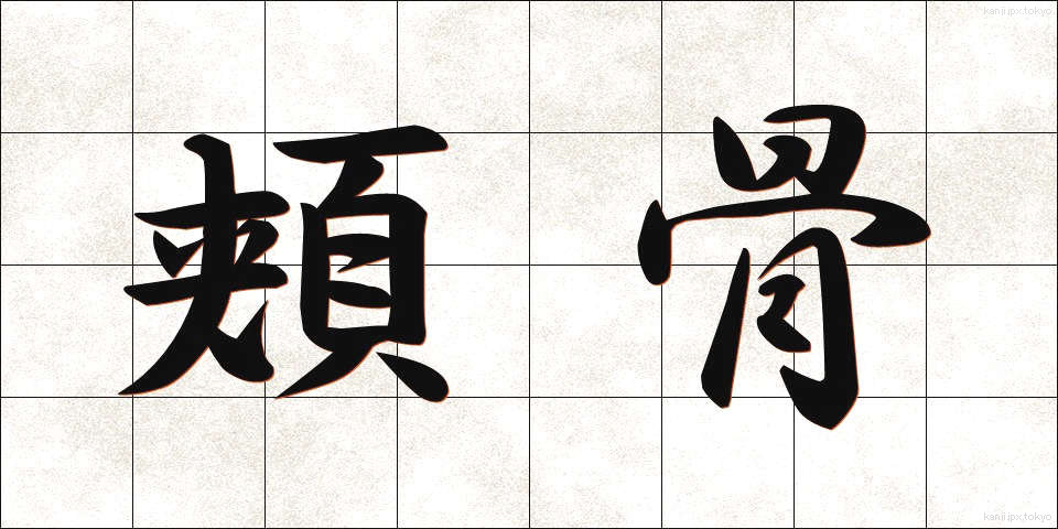頬骨 (ほおぼね)