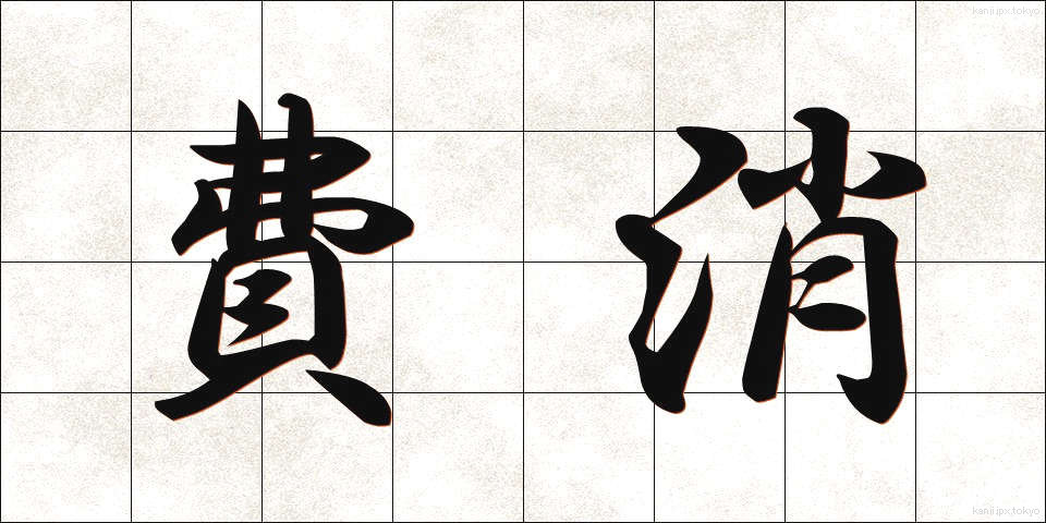 費消 (ひしょう)
