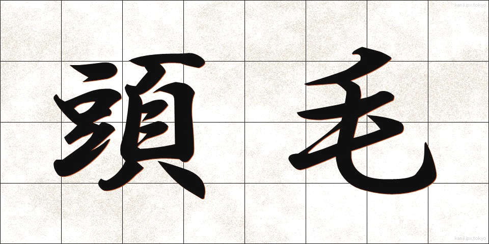 頭毛 (とうもう)