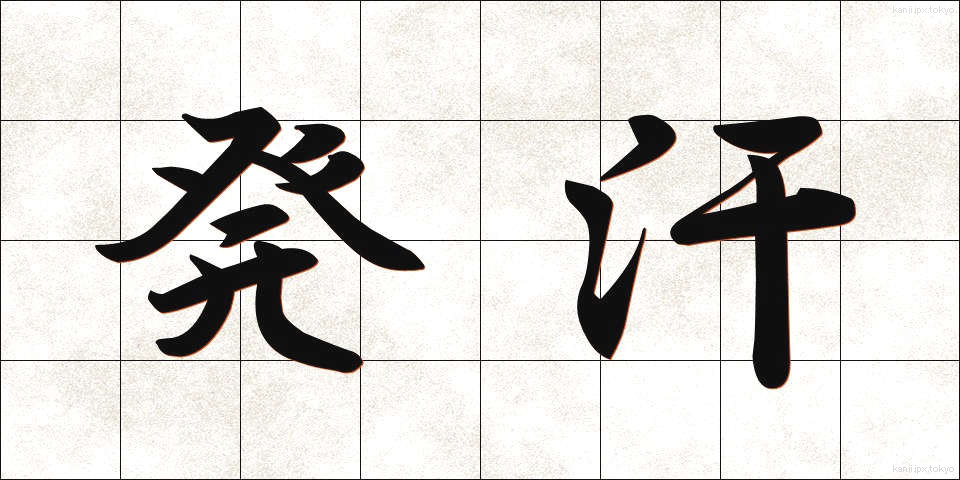 発汗 (はっかん)