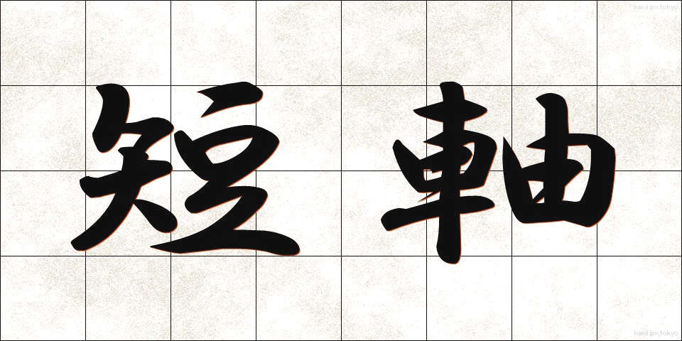 短軸 (たんじく)