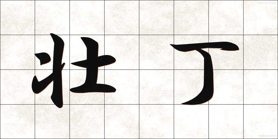 壮丁 (そうてい)