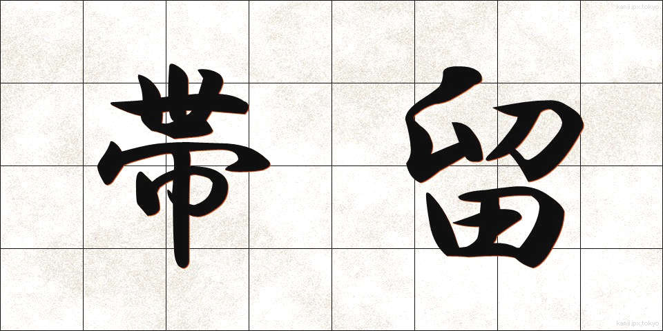 帯留 (おびどめ)