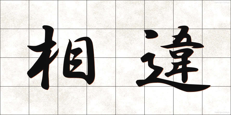 相違 (そうい)