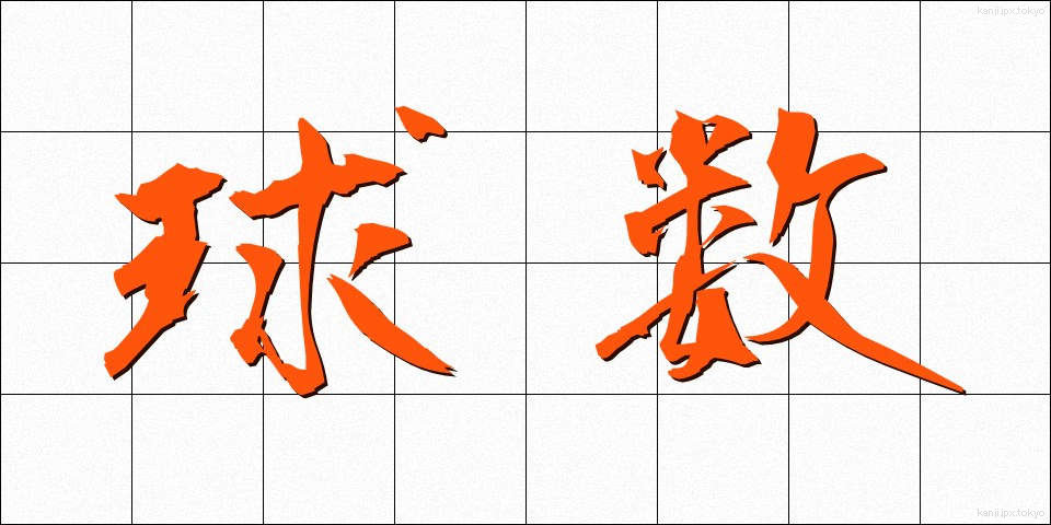 球数 (きゅうすう)