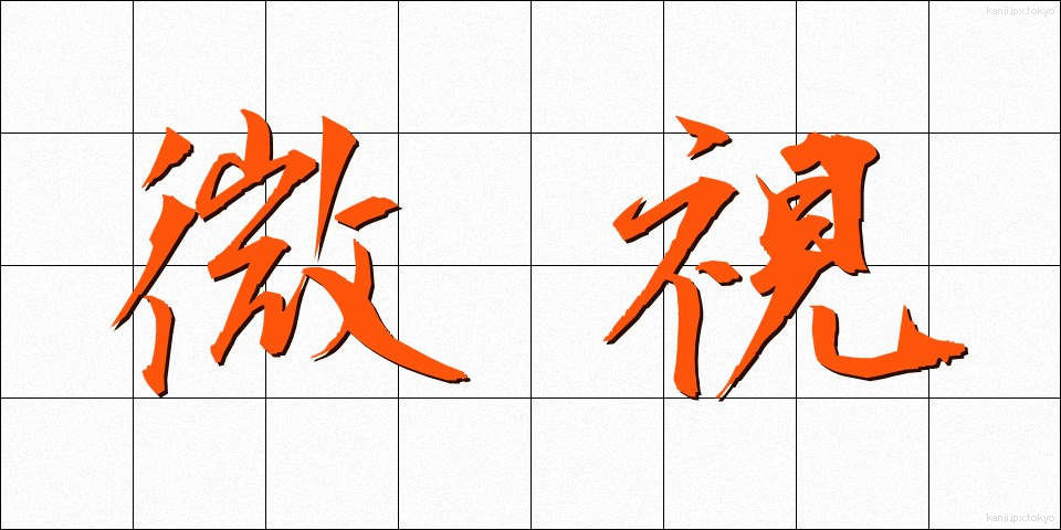 微視 (びし)