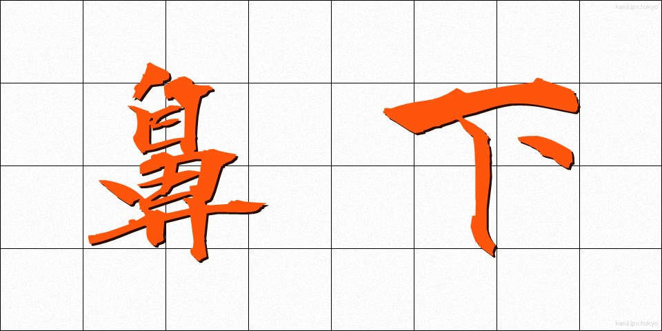 鼻下 (びか)