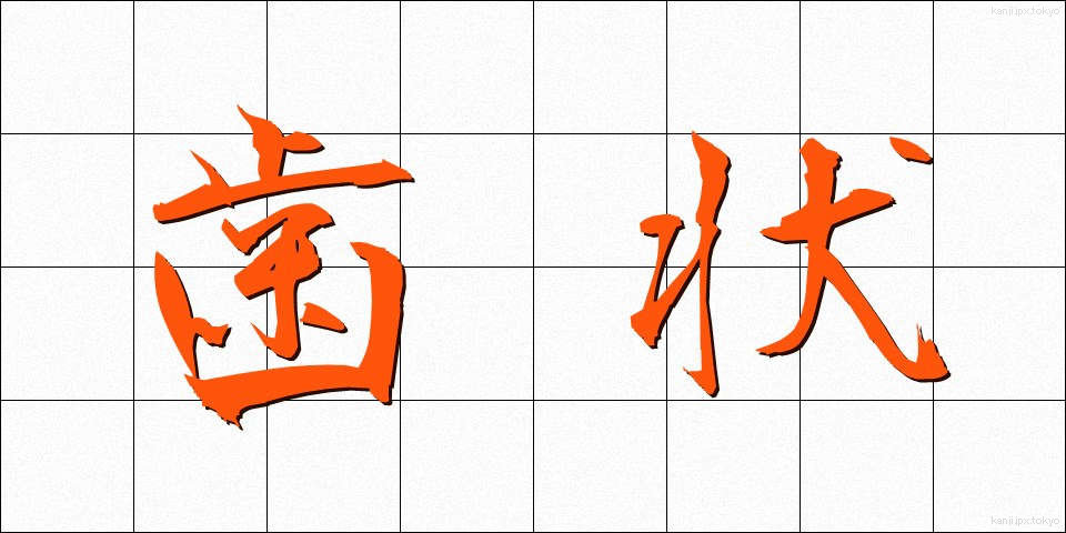 歯状 (しじょう)