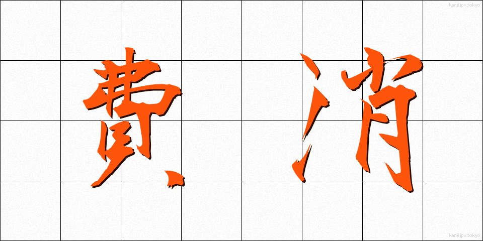 費消 (ひしょう)