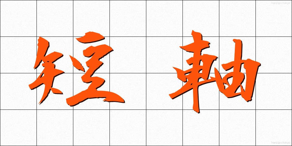 短軸 (たんじく)
