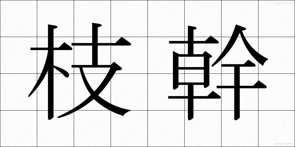 枝幹 (えだみき)