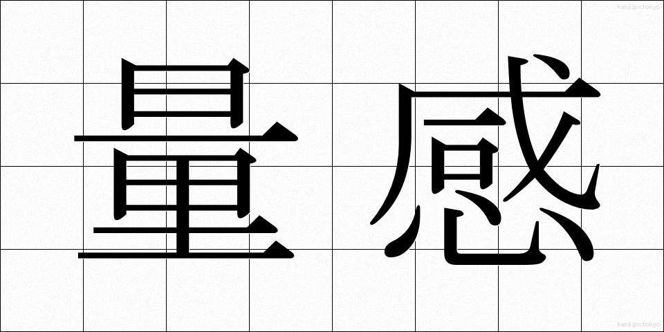 量感 (りょうかん)
