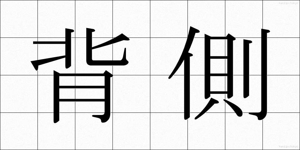 背側 (はいそく)