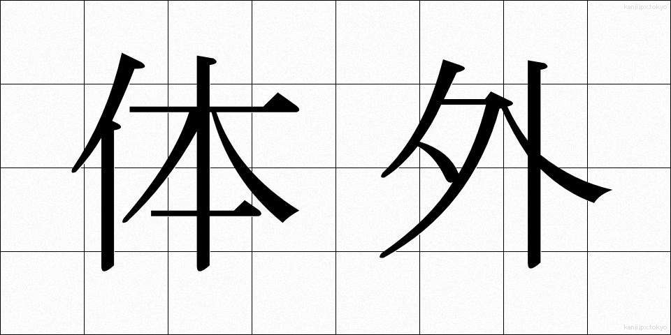 体外 (たいがい)