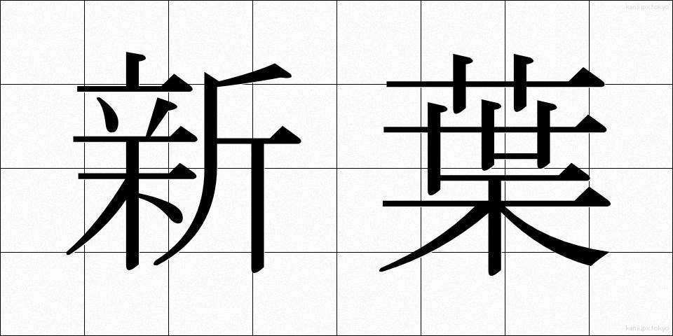 新葉 (しんよう)