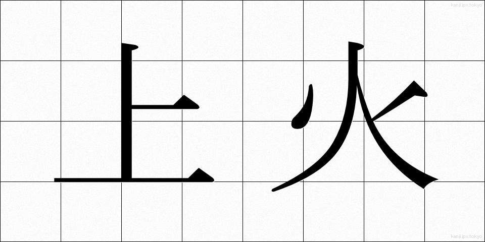 上火 (じょうか)