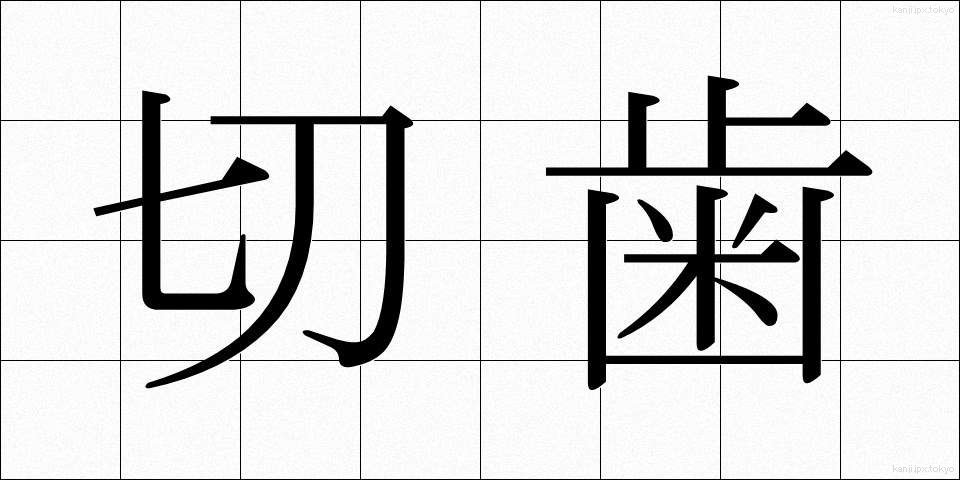 切歯 (せっし)