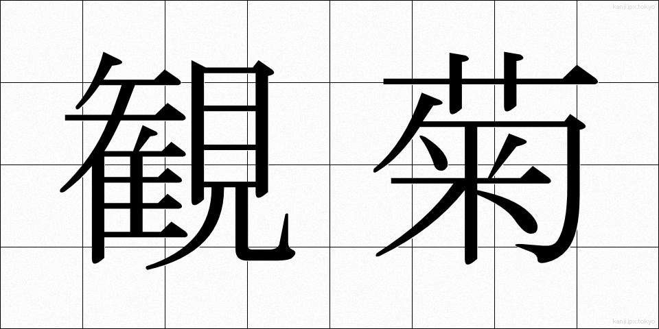 観菊 (かんぎく)