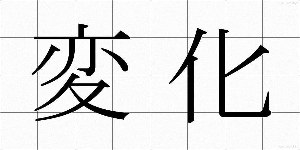 変化 (へんか)