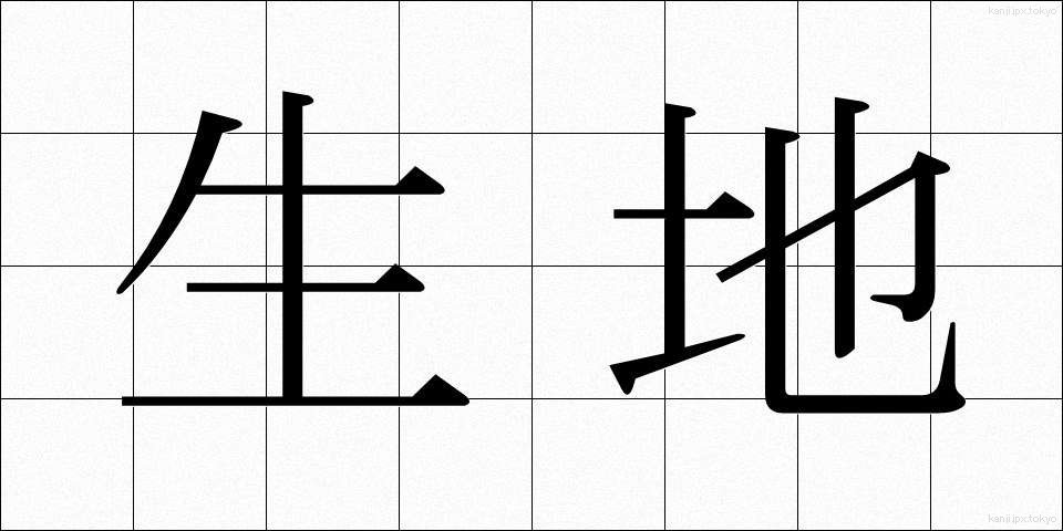 生地 (きじ)