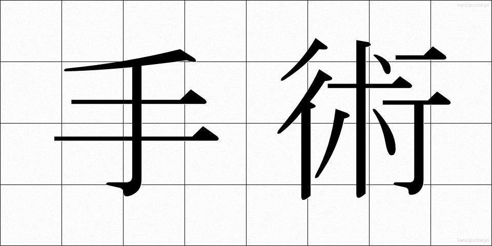 手術 (しゅじゅつ)