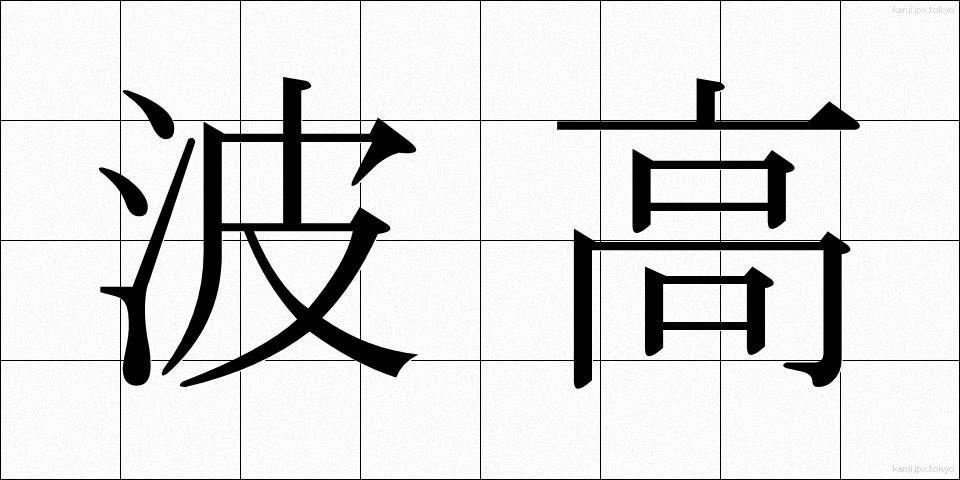 波高 (はこう)