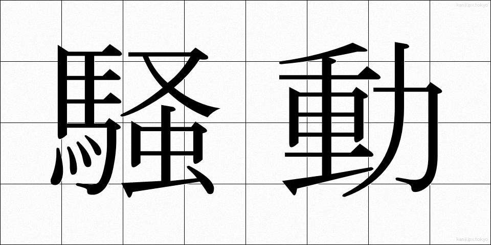 騒動 (そうどう)