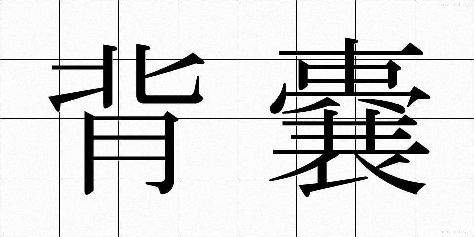 背嚢 (はいのう)