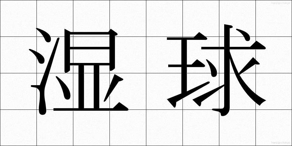 湿球 (しつきゅう)