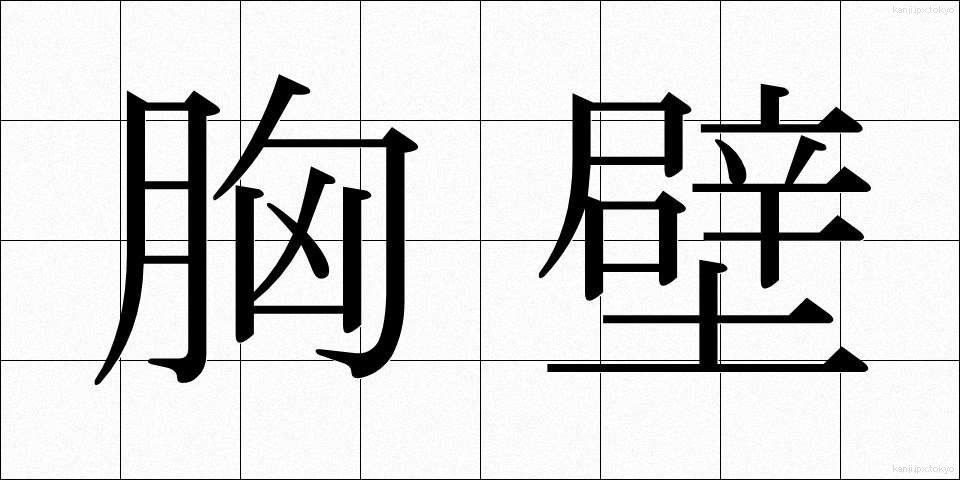 胸壁 (きょうへき)