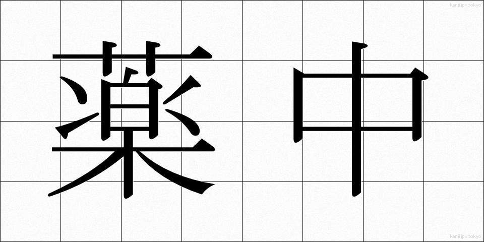 薬中 (やくちゅう)