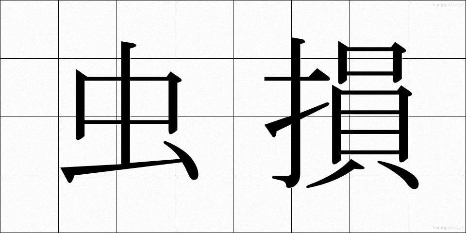 虫損 (むしそん)