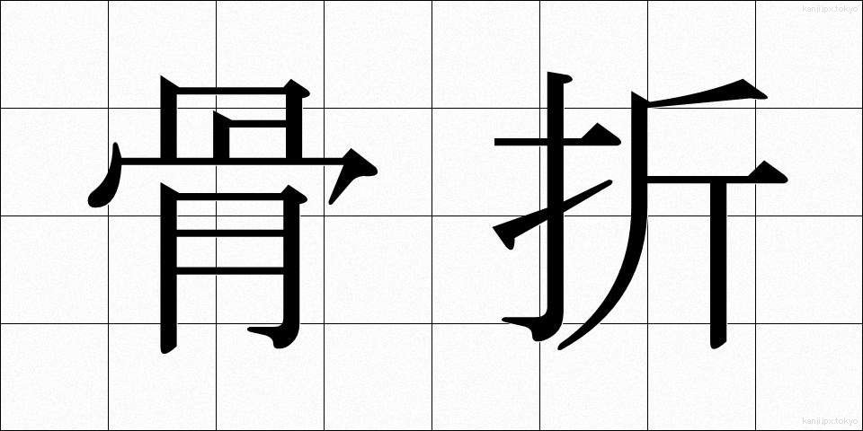 骨折 (こっせつ)