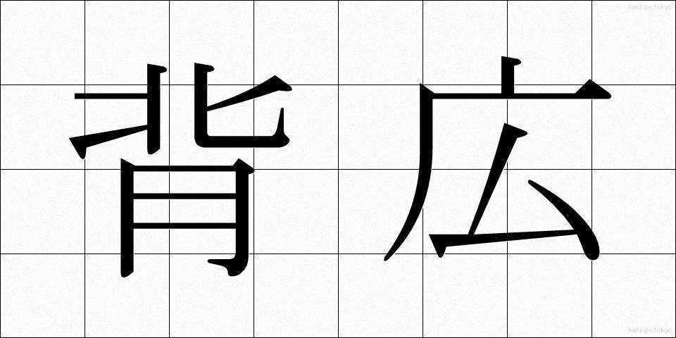 背広 (せびろ)