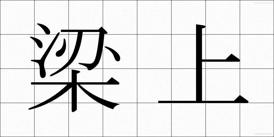 梁上 (りょうじょう)