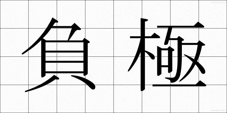 負極 (ふっきょく)