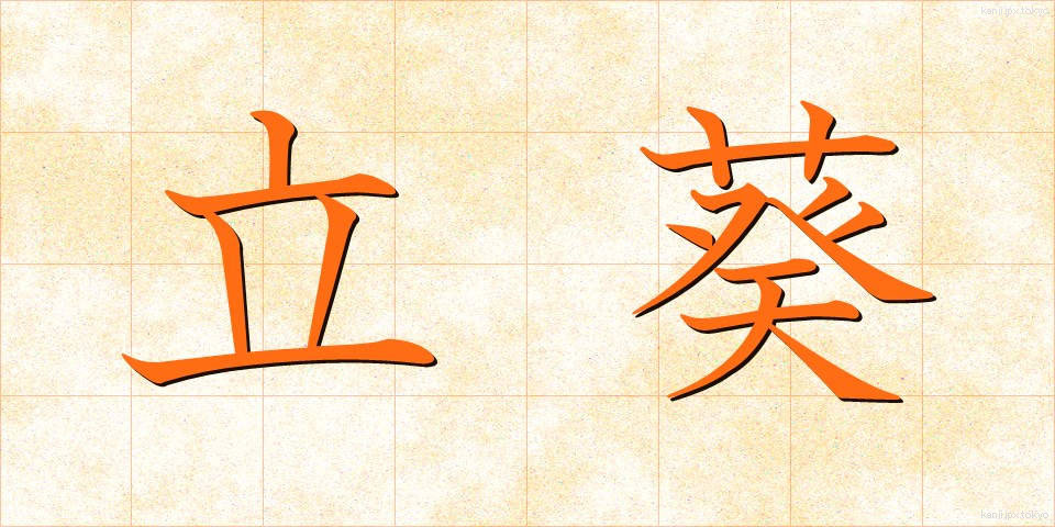 立葵 (たちあおい)