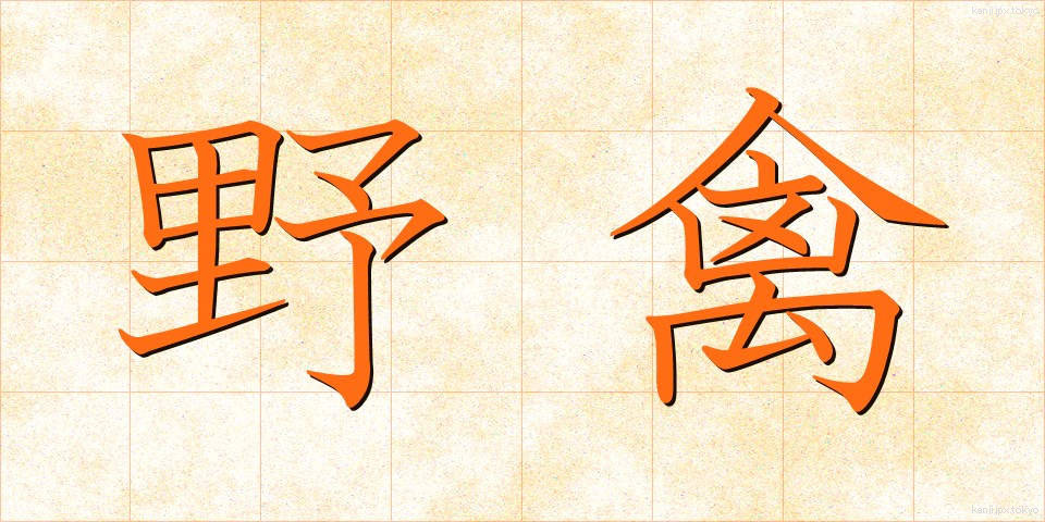野禽 (やきん)