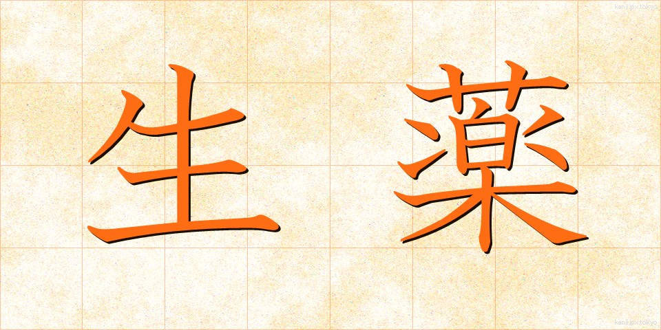 生薬 (しょうやく)