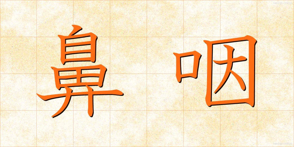 鼻咽 (びいん)