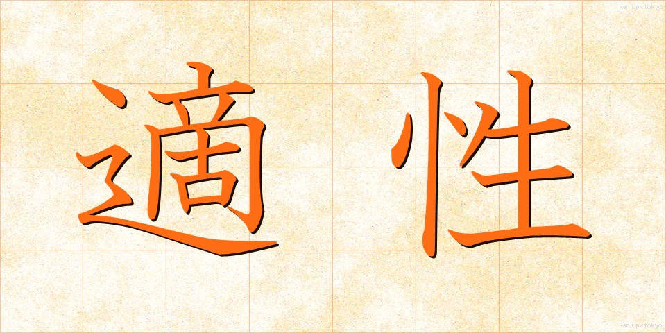 適性 (てきせい)