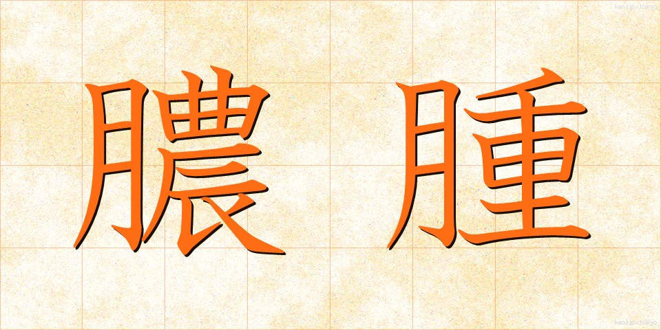 膿腫 (のうしゅ)