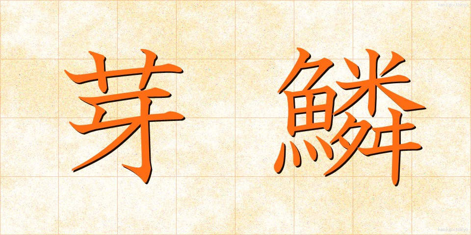 芽鱗 (がりん)