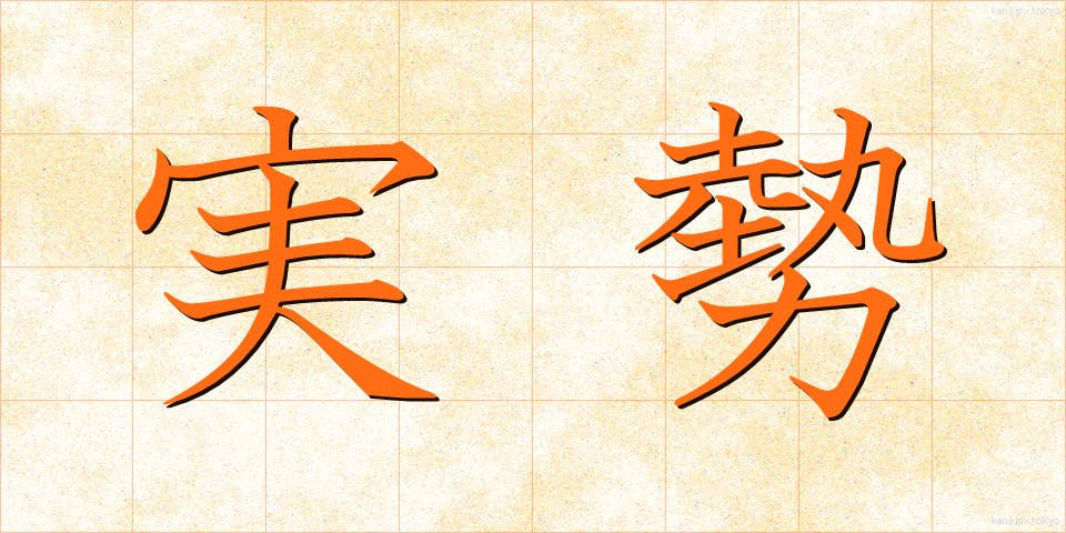 実勢 (じっせい)